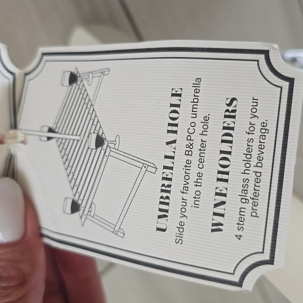 Business and Pleasure Picnic Table With Carrying Handle NIB - Picture 8 of 11